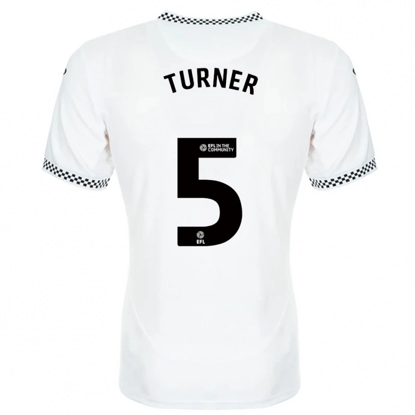 Danxen Men Steph Turner #5 White Orange Home Jersey 2025/26 T-Shirt