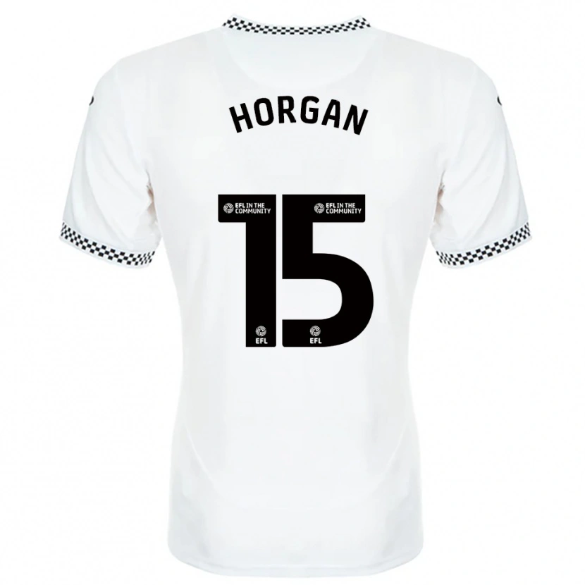 Danxen Men Gwenan Horgan #15 White Orange Home Jersey 2025/26 T-Shirt