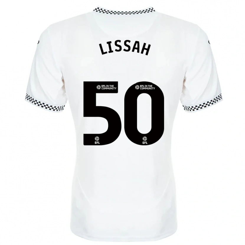 Danxen Men Filip Lissah #50 White Orange Home Jersey 2025/26 T-Shirt