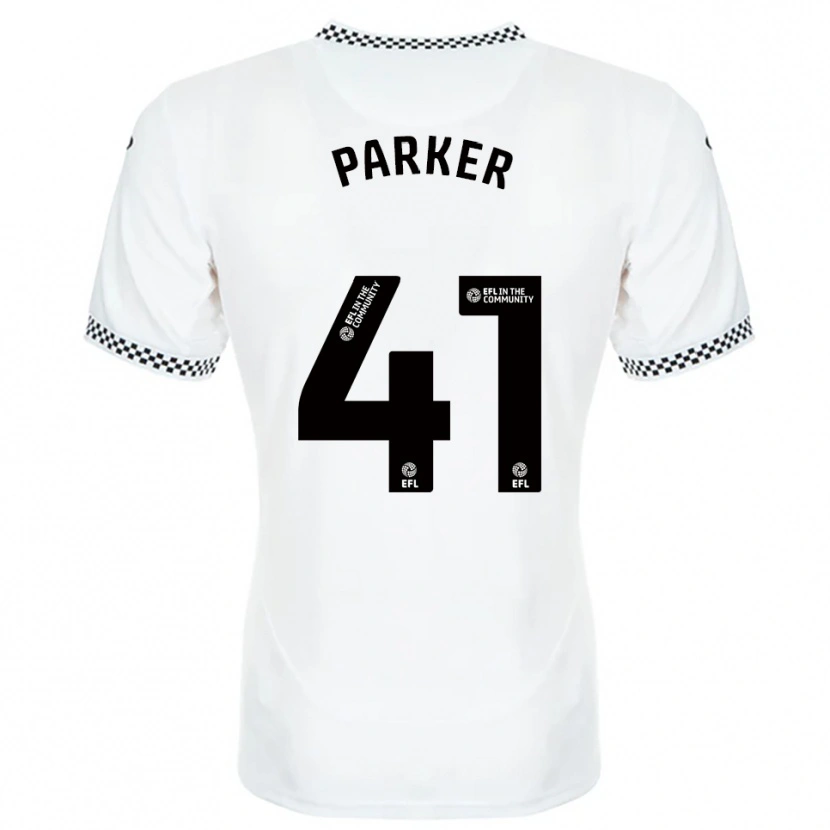 Danxen Men Sam Parker #41 White Orange Home Jersey 2025/26 T-Shirt