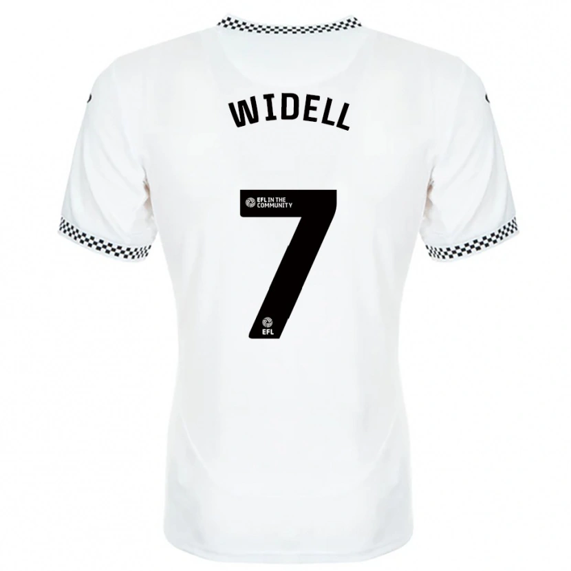 Danxen Men Melker Widell #7 White Orange Home Jersey 2025/26 T-Shirt
