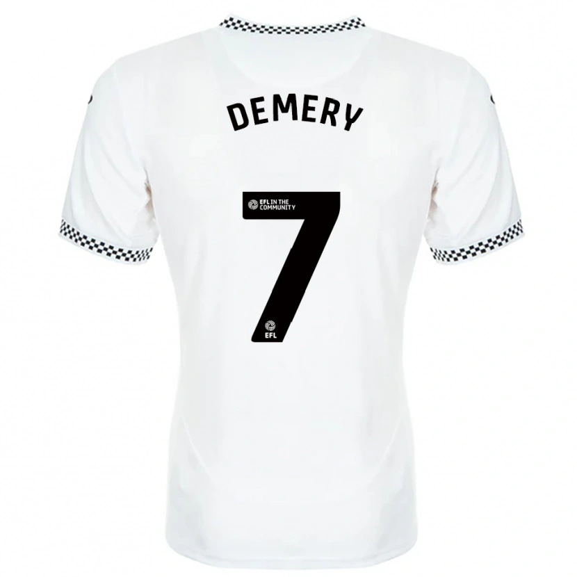 Danxen Men Caleb Demery #7 White Orange Home Jersey 2025/26 T-Shirt