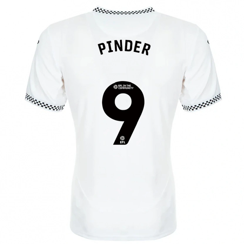 Danxen Men Robyn Pinder #9 White Orange Home Jersey 2025/26 T-Shirt