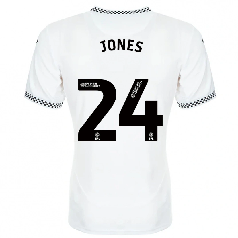 Danxen Men Nia Jones #24 White Orange Home Jersey 2025/26 T-Shirt