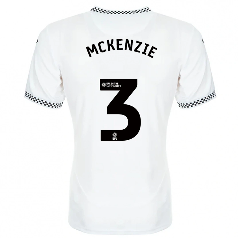 Danxen Men Blair Mckenzie #3 White Orange Home Jersey 2025/26 T-Shirt