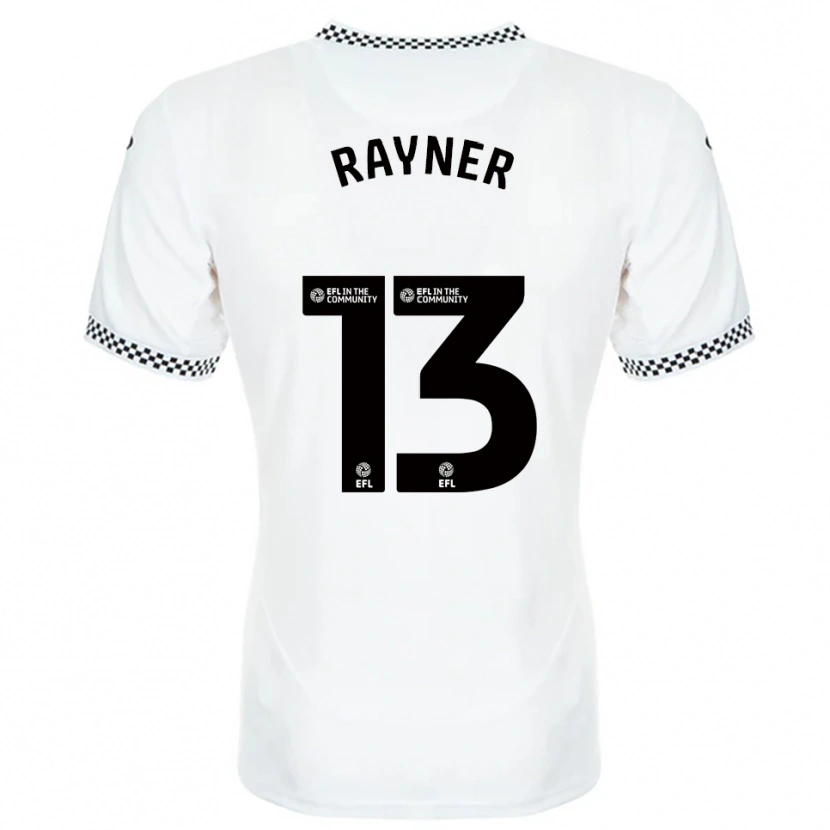 Danxen Men Opal Rayner #13 White Orange Home Jersey 2025/26 T-Shirt