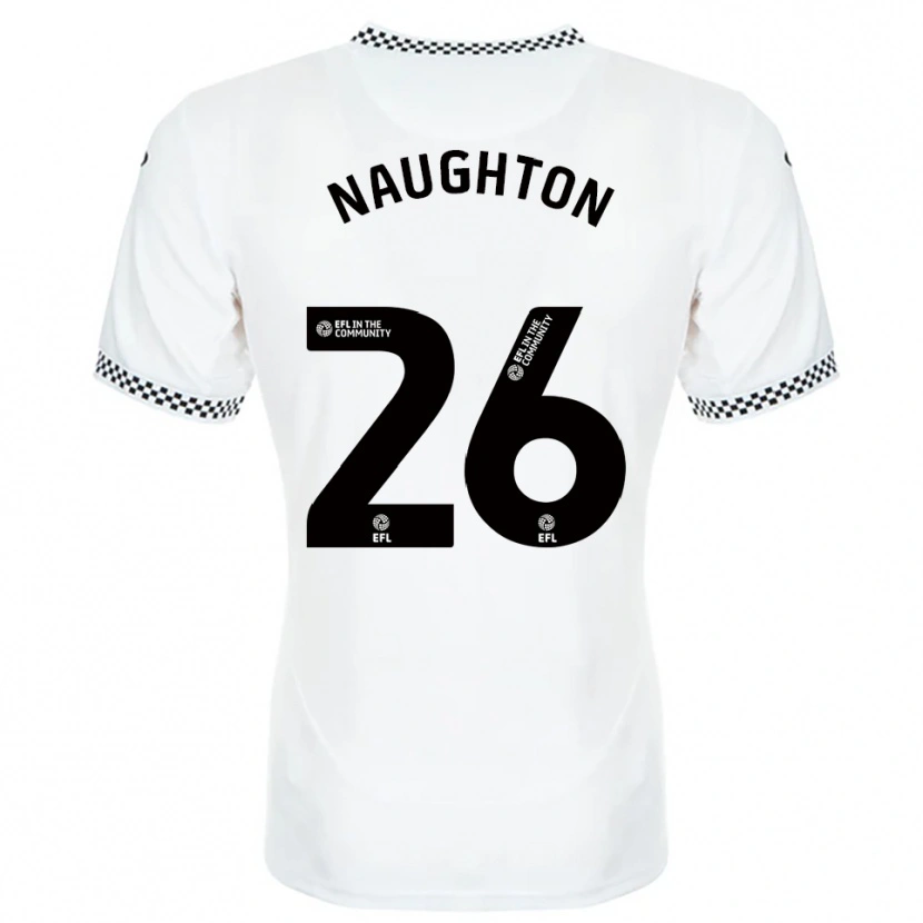Danxen Men Kyle Naughton #26 White Orange Home Jersey 2025/26 T-Shirt