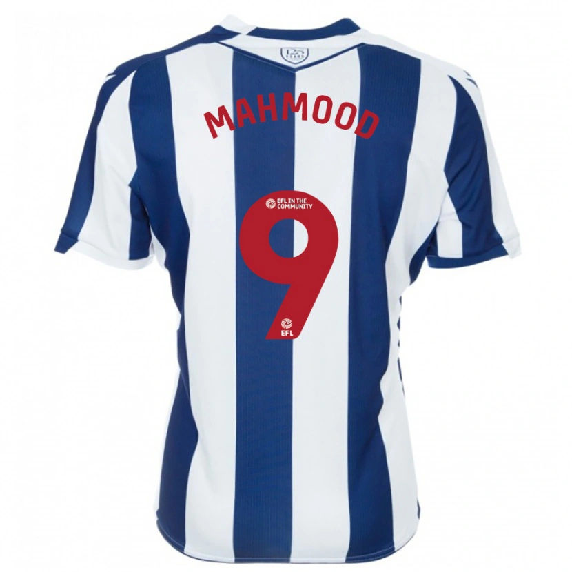Danxen Men Mariam Mahmood #9 Navy White Home Jersey 2025/26 T-Shirt