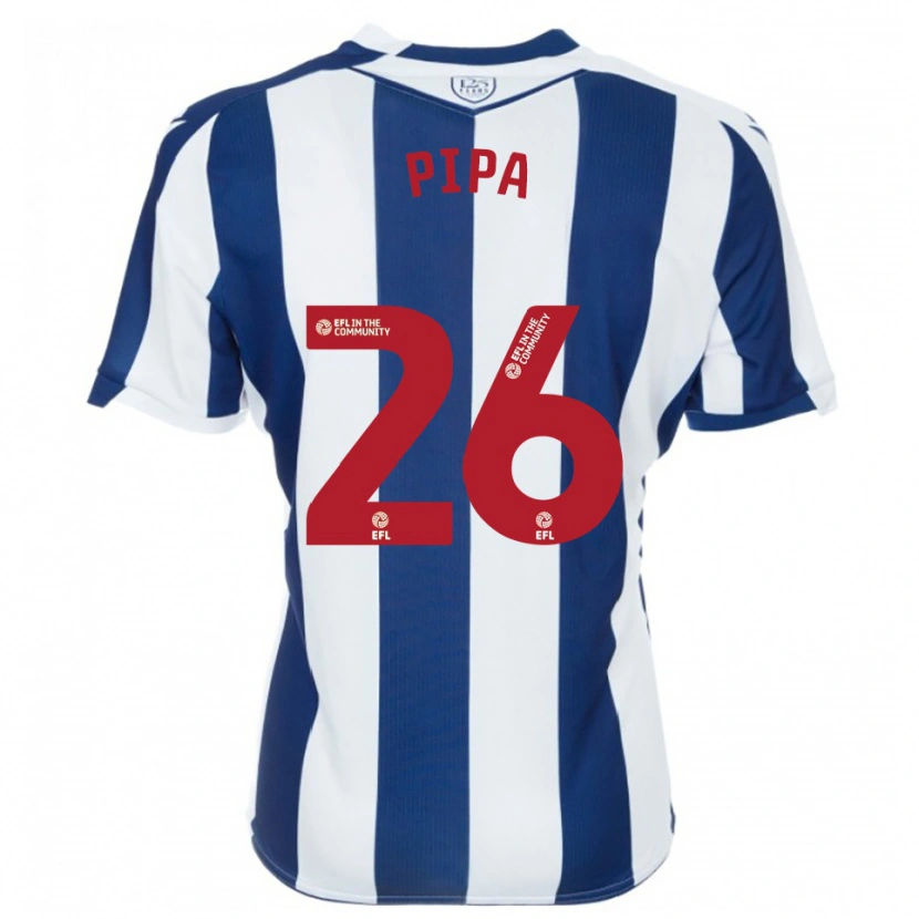 Danxen Men Pipa #26 Navy White Home Jersey 2025/26 T-Shirt