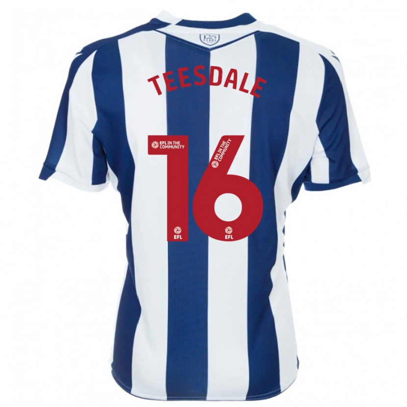 Danxen Men Finn Teesdale #16 Navy White Home Jersey 2025/26 T-Shirt