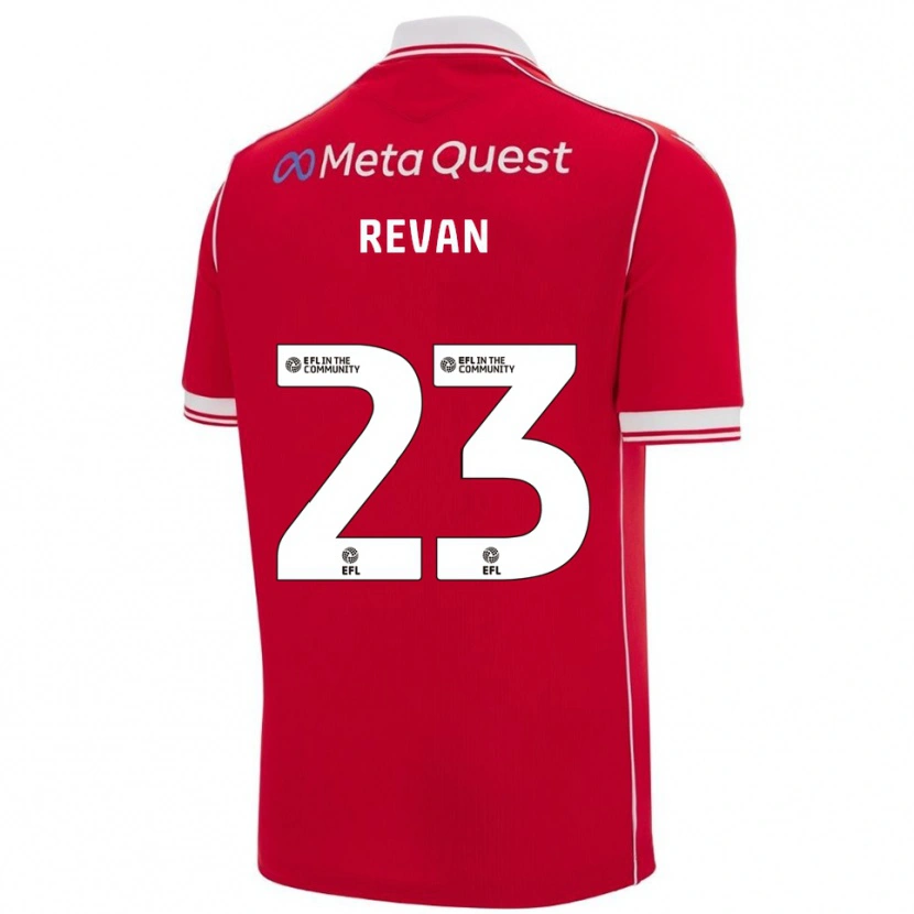 Danxen Men Sebastian Revan #23 Red White Home Jersey 2025/26 T-Shirt