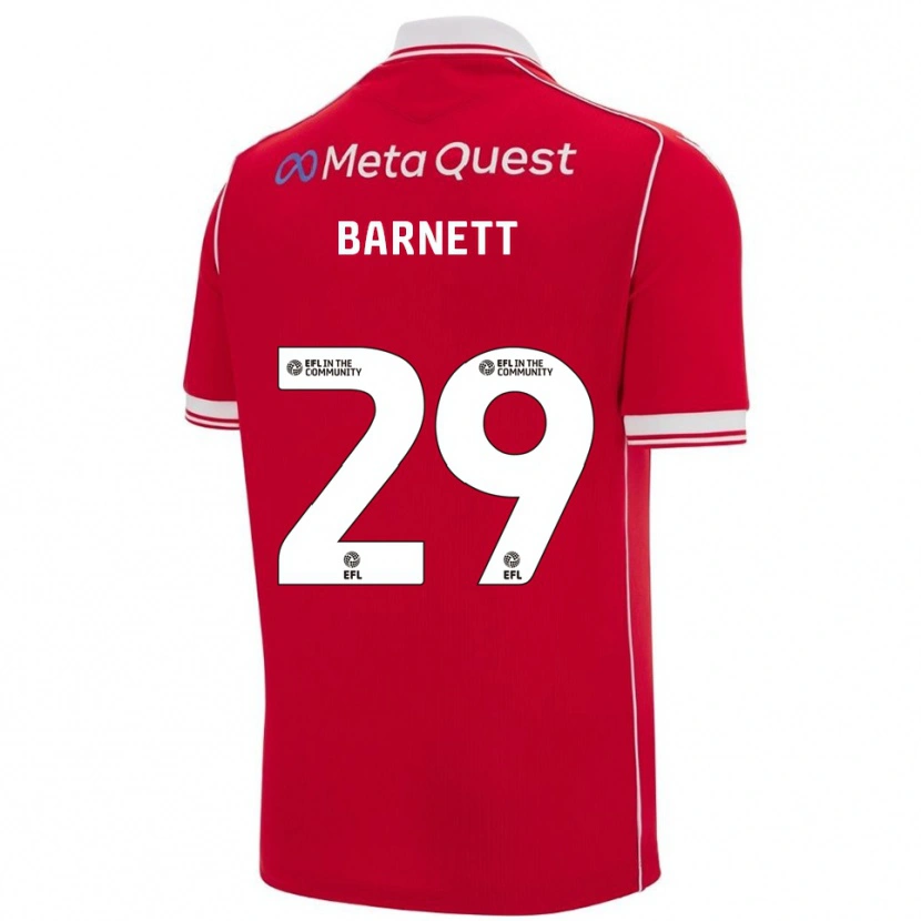 Danxen Men Ryan Barnett #29 Red White Home Jersey 2025/26 T-Shirt