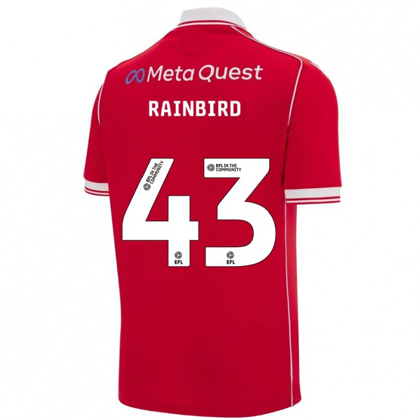 Danxen Men James Rainbird #43 Red White Home Jersey 2025/26 T-Shirt