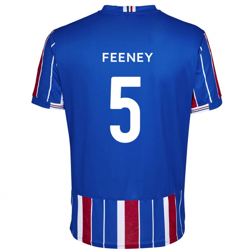 Danxen Men Morgan Feeney #5 Blue Red White Home Jersey 2025/26 T-Shirt