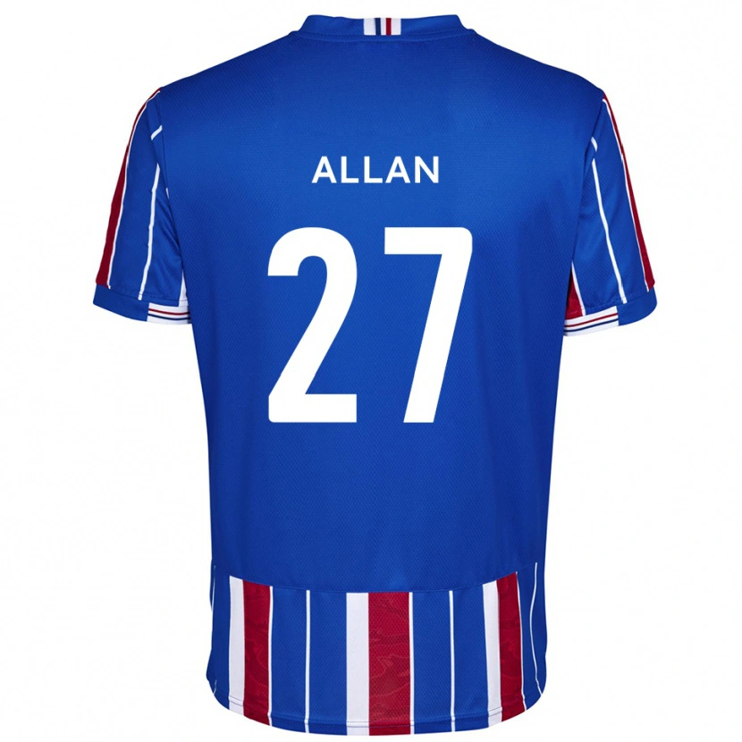 Danxen Men Jake Allan #27 Blue Red White Home Jersey 2025/26 T-Shirt