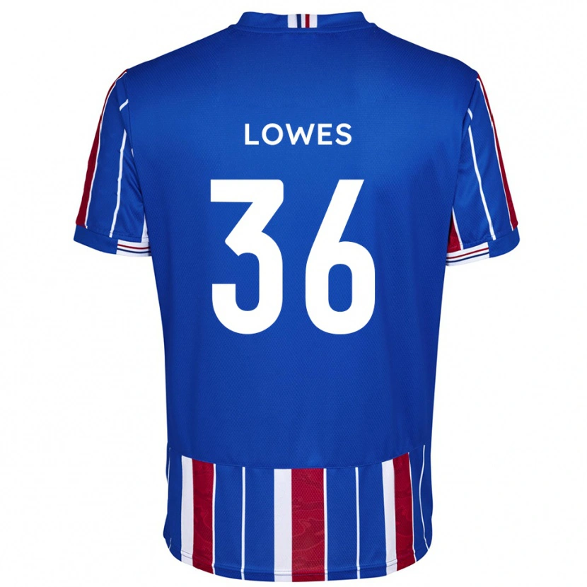 Danxen Men Jonah Lowes #36 Blue Red White Home Jersey 2025/26 T-Shirt