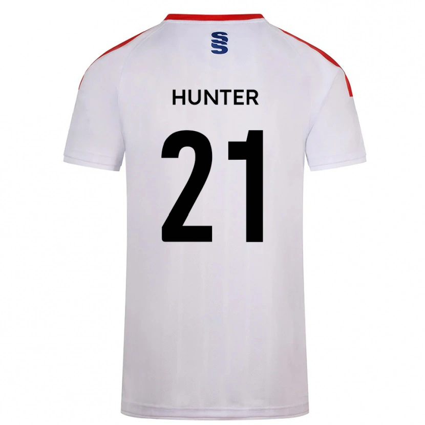 Danxen Men Megan Hunter #21 White Navy Home Jersey 2025/26 T-Shirt