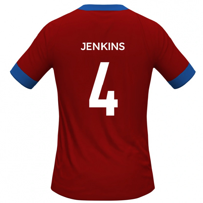 Danxen Men Luke Jenkins #4 Red Blue Home Jersey 2025/26 T-Shirt