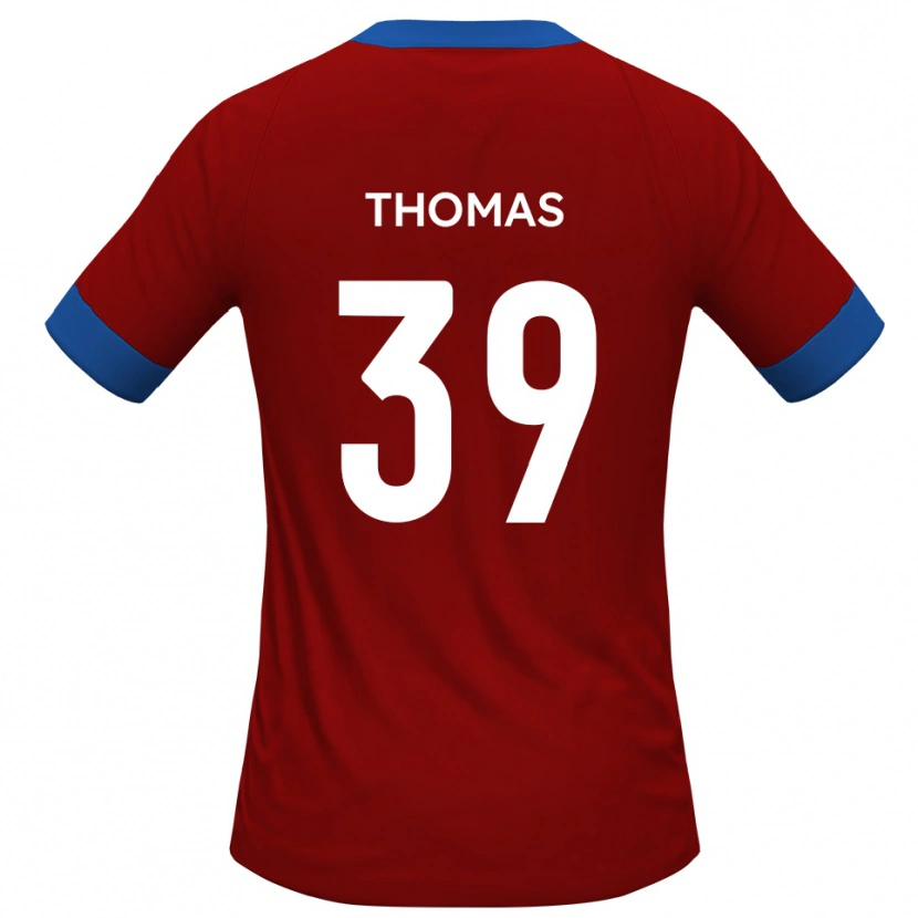 Danxen Men Kwame Thomas #39 Red Blue Home Jersey 2025/26 T-Shirt