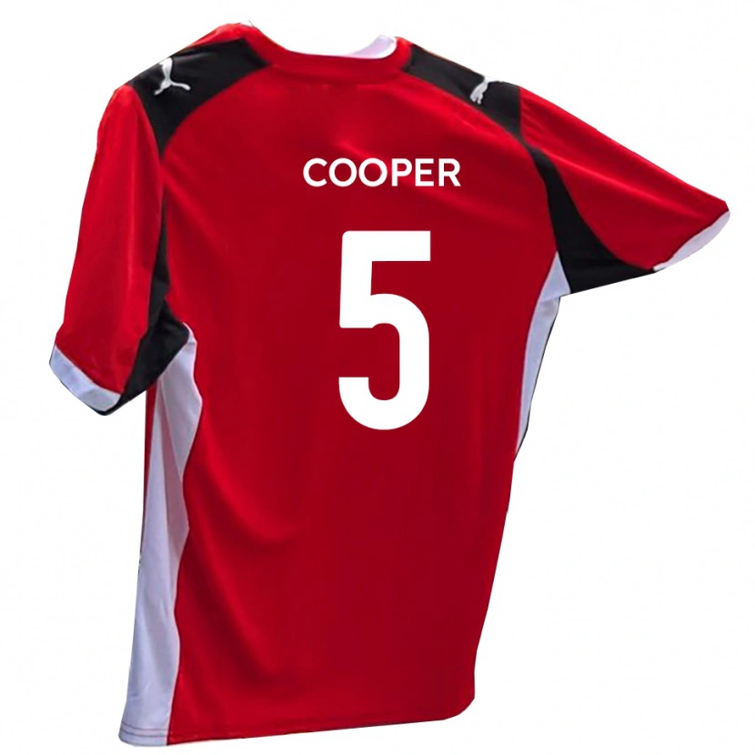 Danxen Men Jake Cooper #5 Red White Home Jersey 2025/26 T-Shirt