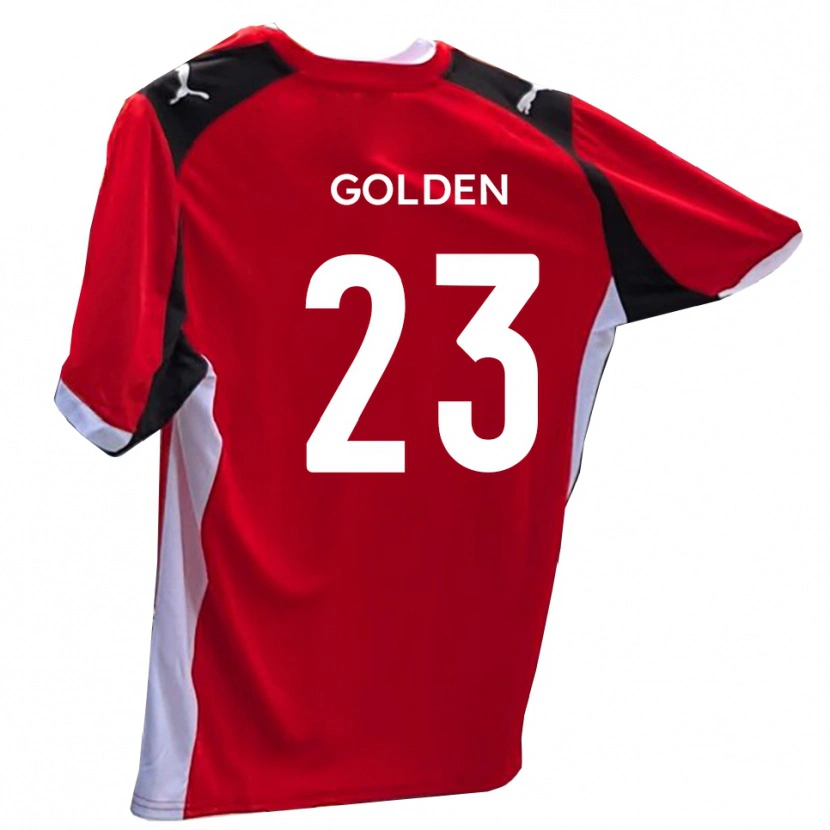 Danxen Men Tylor Golden #23 Red White Home Jersey 2025/26 T-Shirt