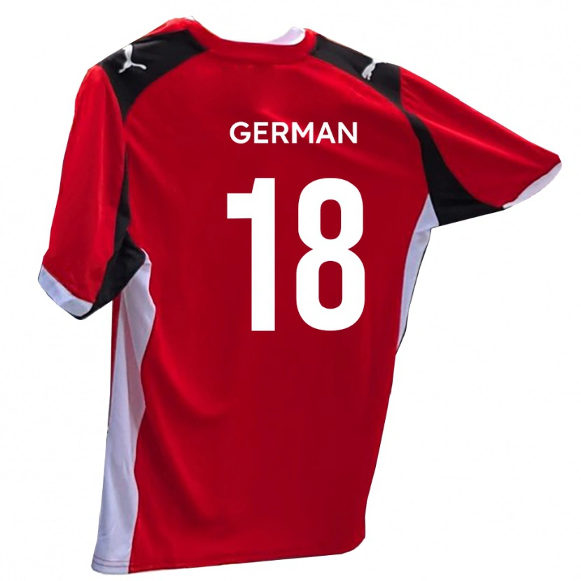 Danxen Men Owen German #18 Red White Home Jersey 2025/26 T-Shirt