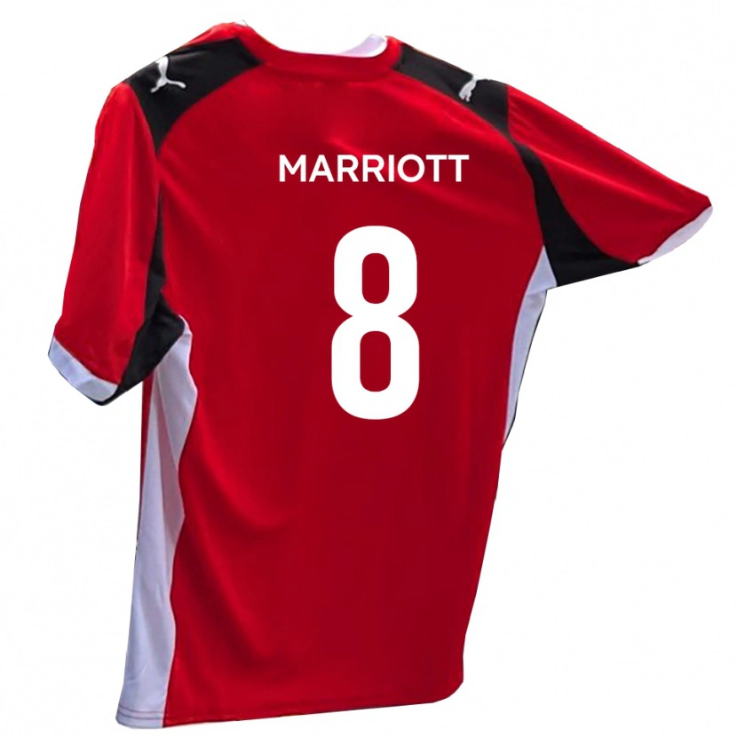 Danxen Men Isaac Marriott #8 Red White Home Jersey 2025/26 T-Shirt