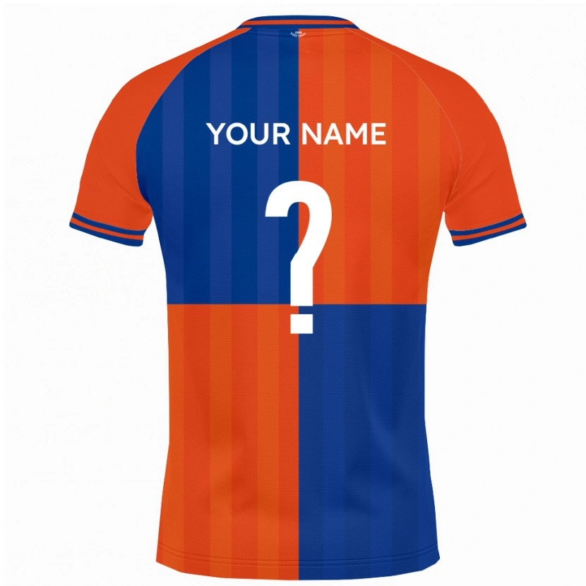 Danxen Men Your Name #0 Orange Royal Blue Home Jersey 2025/26 T-Shirt