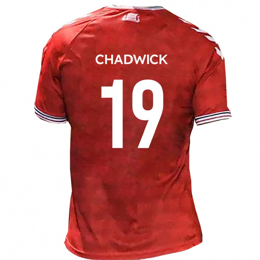 Danxen Men Billy Chadwick #19 Red White Home Jersey 2025/26 T-Shirt