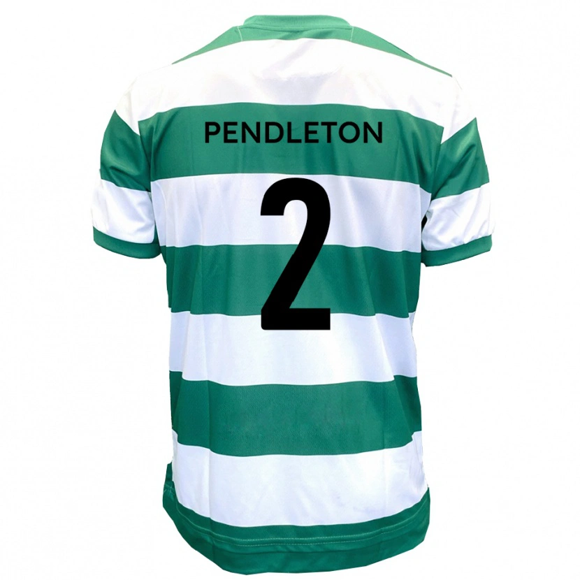 Danxen Men Byron Pendleton #2 Green White Home Jersey 2025/26 T-Shirt