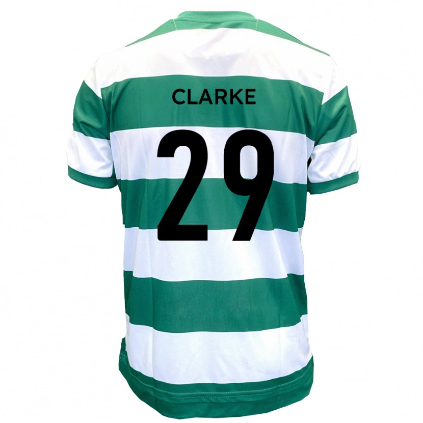 Danxen Men Jahmari Clarke #29 Green White Home Jersey 2025/26 T-Shirt