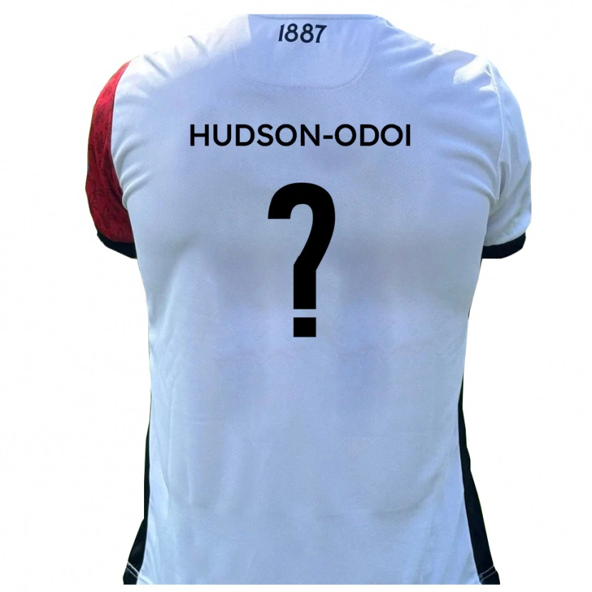 Danxen Men Jayden Hudson-Odoi #0 Red White Home Jersey 2025/26 T-Shirt
