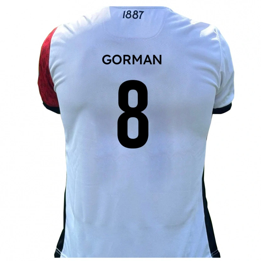 Danxen Men Dale Gorman #8 Red White Home Jersey 2025/26 T-Shirt