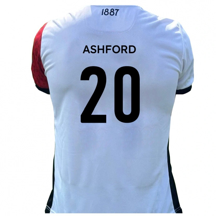 Danxen Men Sam Ashford #20 Red White Home Jersey 2025/26 T-Shirt