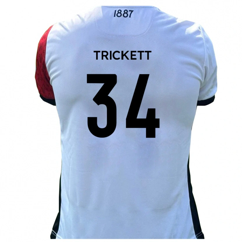 Danxen Men Joden Trickett #34 Red White Home Jersey 2025/26 T-Shirt