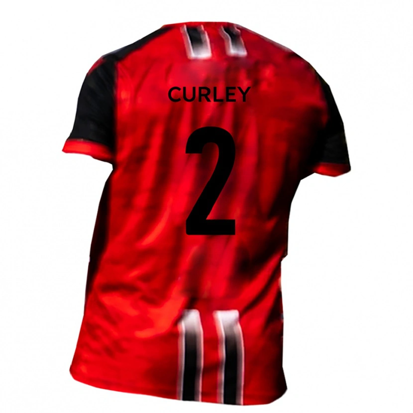 Danxen Men Matt Curley #2 Red Black Home Jersey 2025/26 T-Shirt
