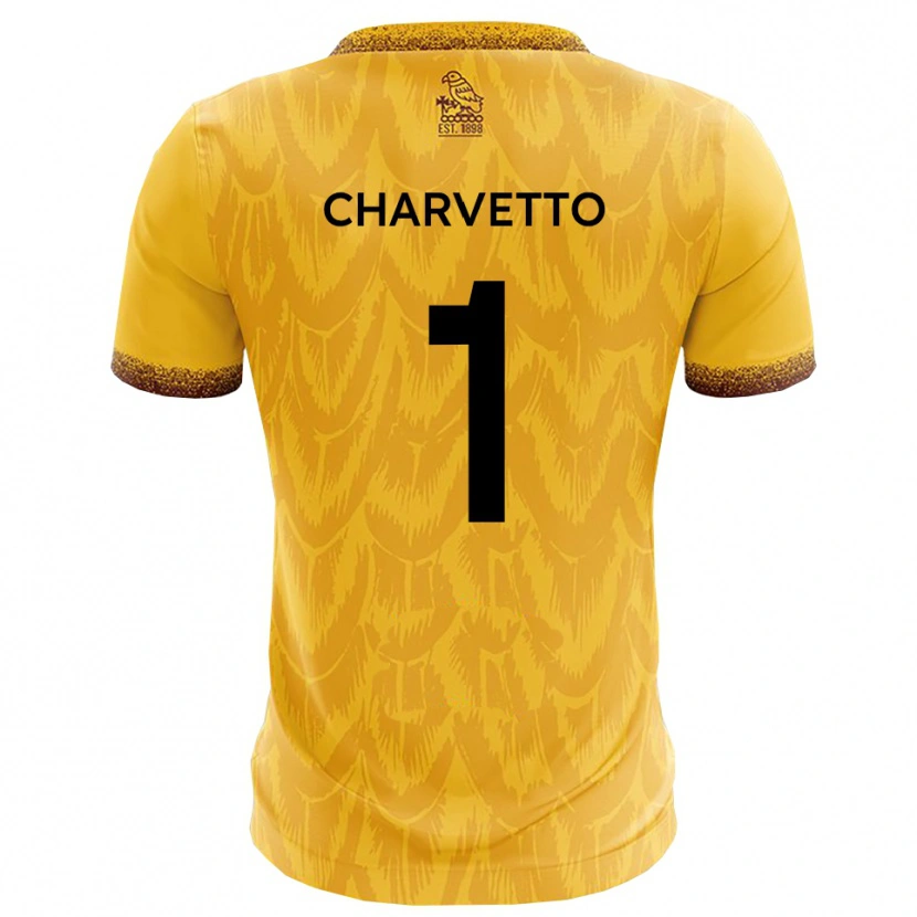 Danxen Men Michael Charvetto #1 Yellow Brown Home Jersey 2025/26 T-Shirt