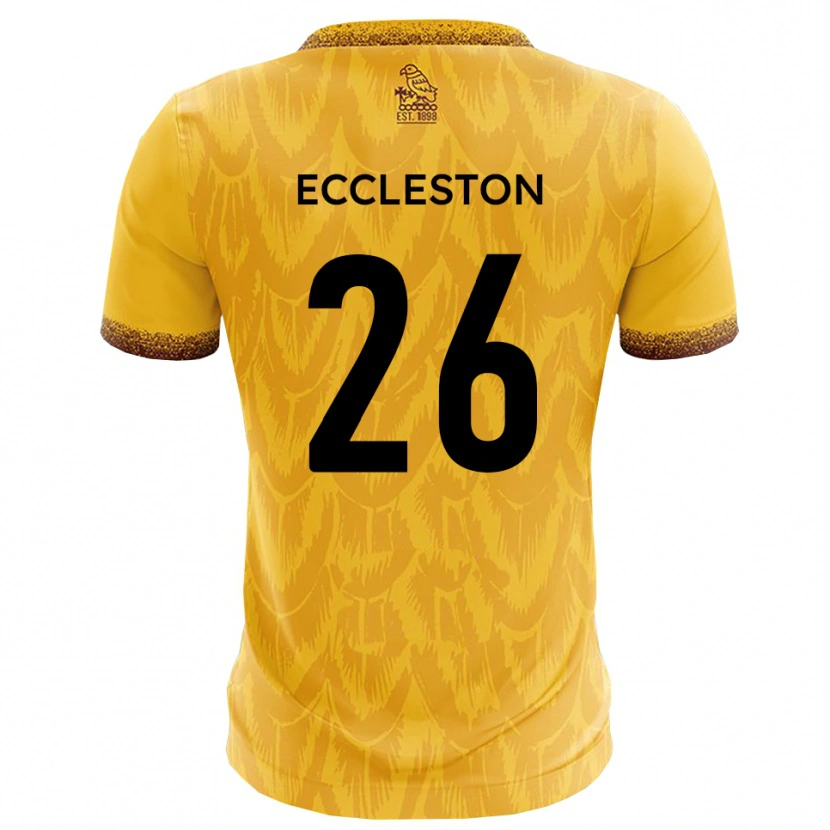 Danxen Men Junior Eccleston #26 Yellow Brown Home Jersey 2025/26 T-Shirt
