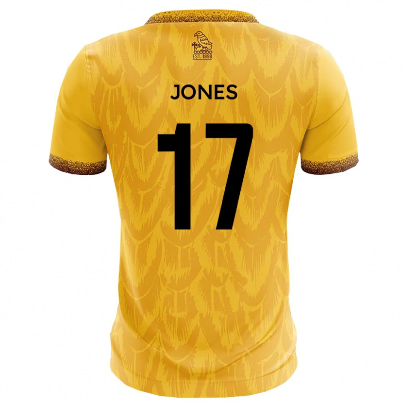 Danxen Men Aaron Jones #17 Yellow Brown Home Jersey 2025/26 T-Shirt