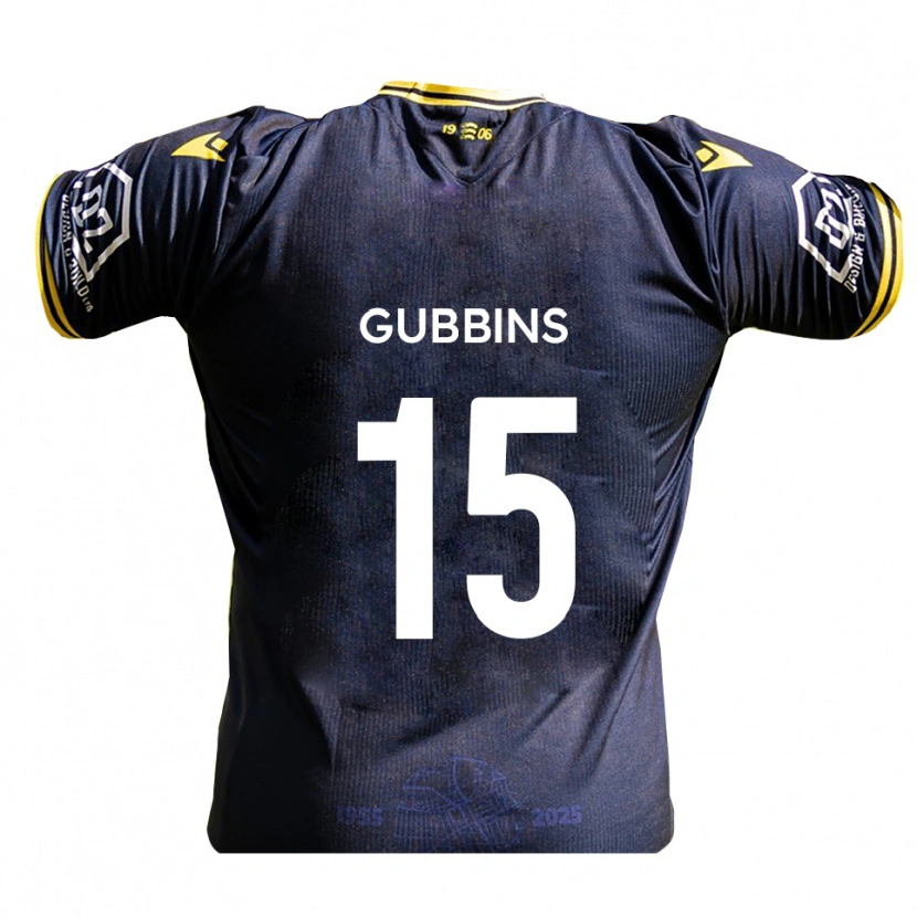 Danxen Men Joe Gubbins #15 Navy Yellow Home Jersey 2025/26 T-Shirt