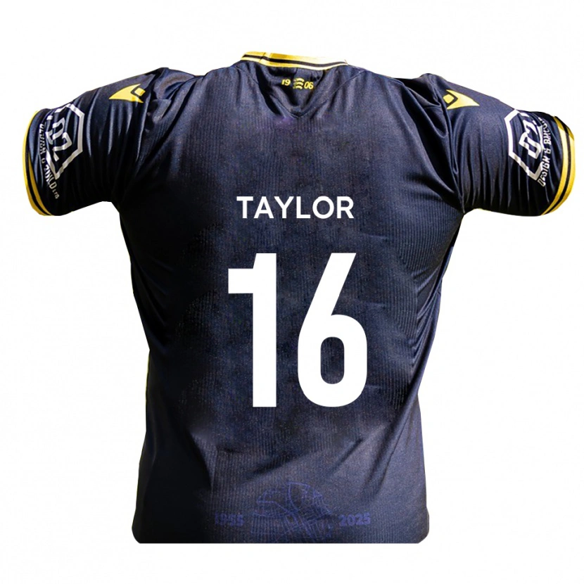 Danxen Men Harry Taylor #16 Navy Yellow Home Jersey 2025/26 T-Shirt