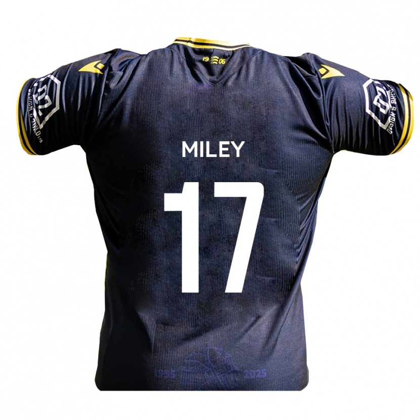 Danxen Men Cav Miley #17 Navy Yellow Home Jersey 2025/26 T-Shirt