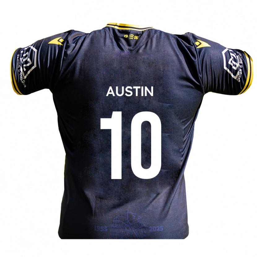Danxen Men Sam Austin #10 Navy Yellow Home Jersey 2025/26 T-Shirt