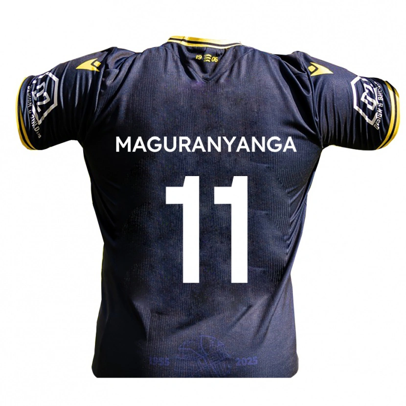 Danxen Men Sisanda Maguranyanga #11 Navy Yellow Home Jersey 2025/26 T-Shirt