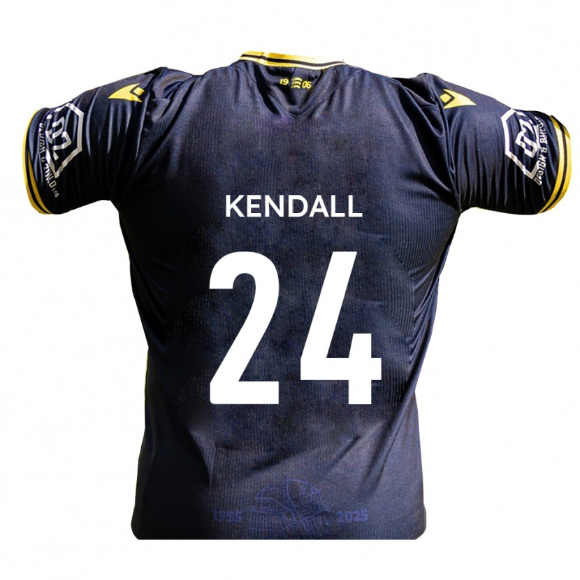 Danxen Men Charley Kendall #24 Navy Yellow Home Jersey 2025/26 T-Shirt