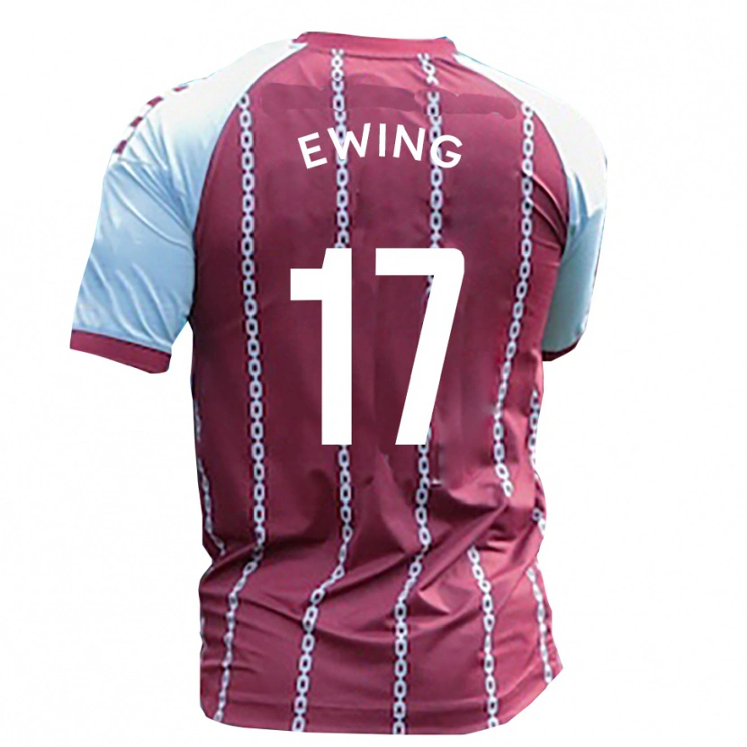 Danxen Men Oliver Ewing #17 Sky Blue Rust Red Home Jersey 2025/26 T-Shirt