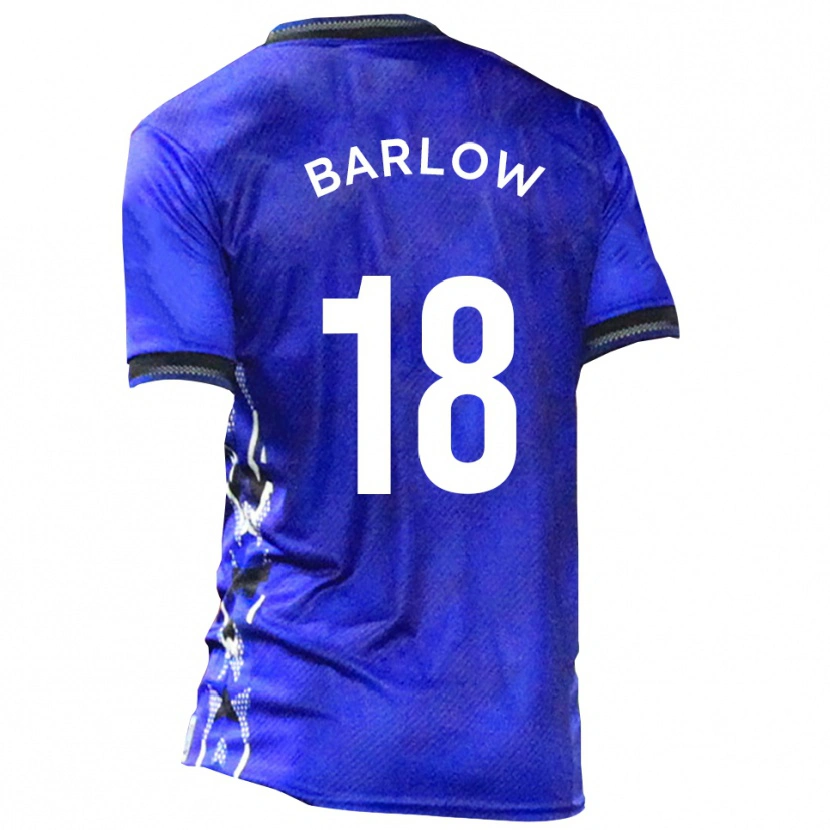 Danxen Men Aidan Barlow #18 Blue White Home Jersey 2025/26 T-Shirt