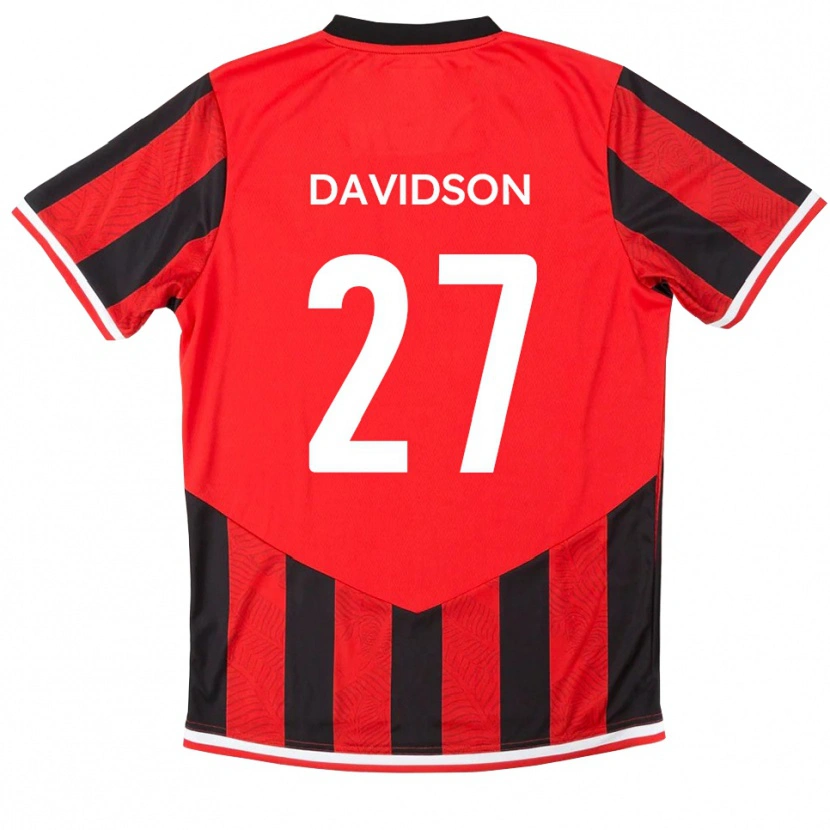 Danxen Men Mani Davidson #27 Red Black Home Jersey 2025/26 T-Shirt