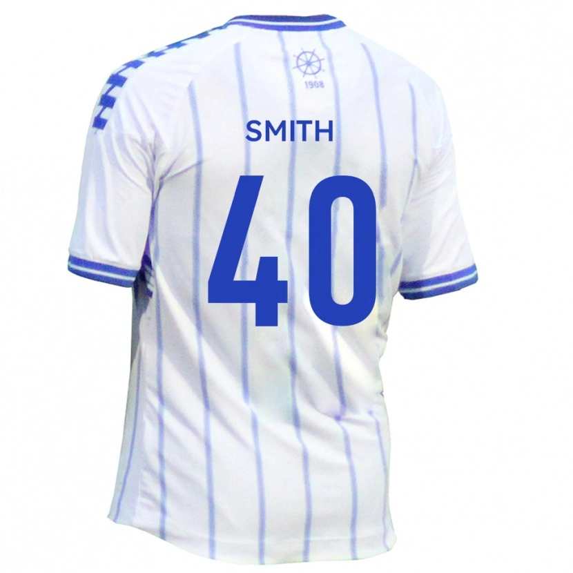Danxen Men Adam Smith #40 White Blue Home Jersey 2025/26 T-Shirt