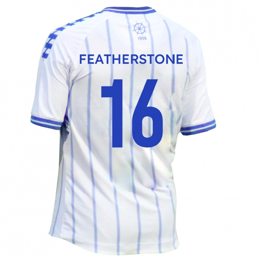 Danxen Men Nicky Featherstone #16 White Blue Home Jersey 2025/26 T-Shirt